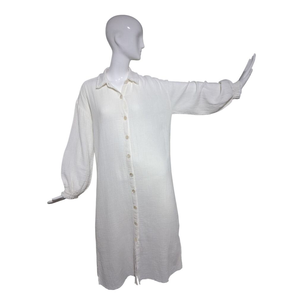 Show Me Your Mumu‎ Captain Button Down Gauzy Dress Womens Size Medium Grungecore